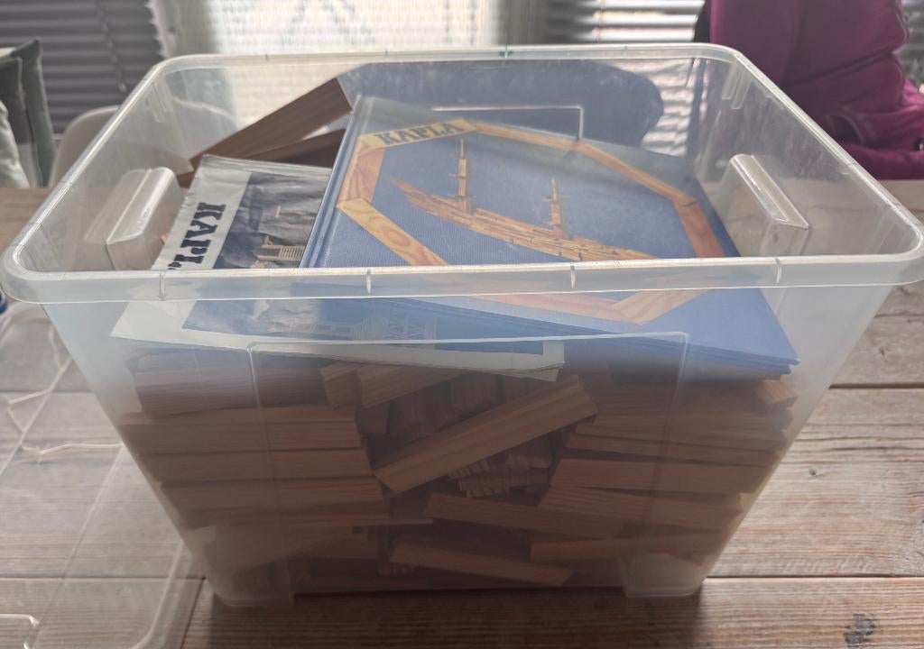Grote Kapla set – 400 plankjes met handleiding en boekje, Kinderen en Baby's, Ophalen, Gebruikt, Overige merken