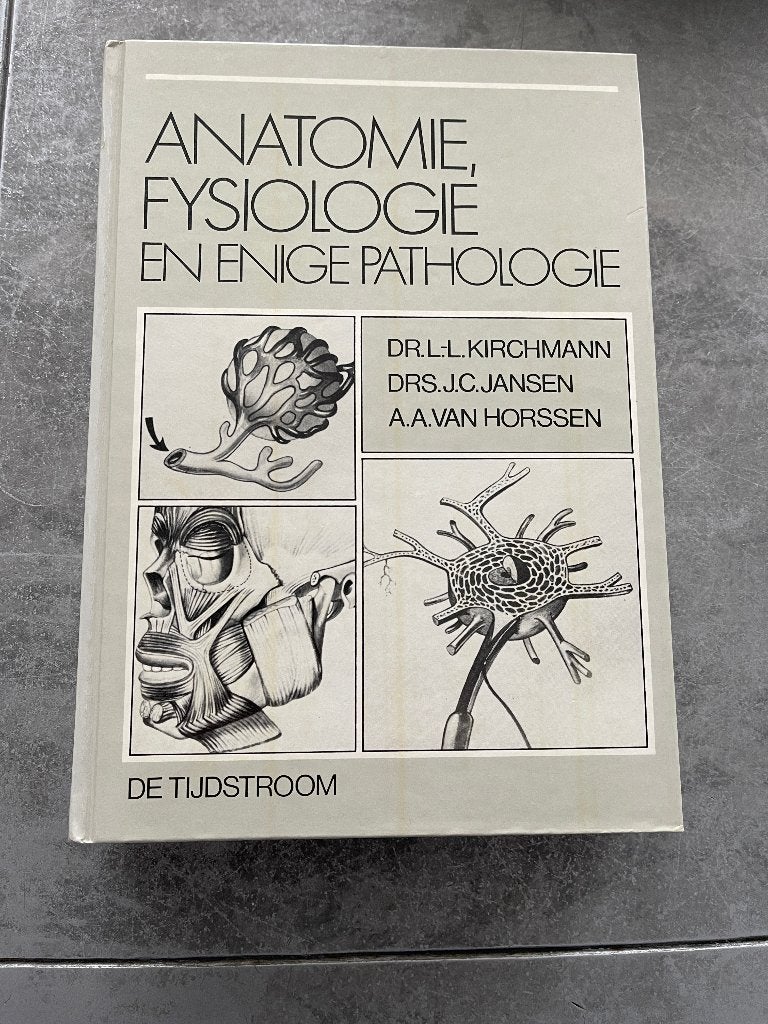 Dik boek over Anatomie, Fysiologie en enige Pathologie, L.L. Kirchmann, Ophalen of Verzenden, Zo goed als nieuw, MBO