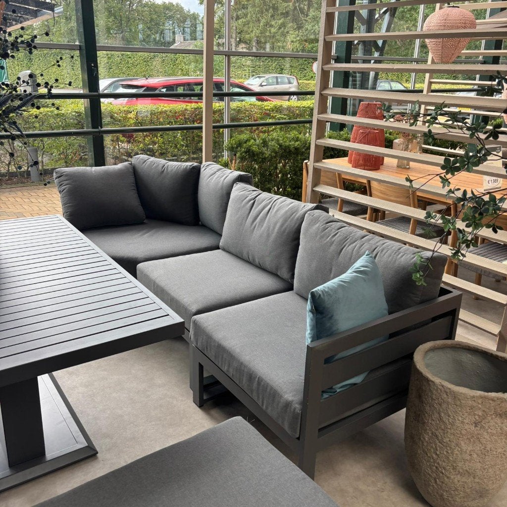 Barcelona Combi 1 Loungeset | Showroommodel, Ophalen, 3 zitplaatsen, Bank, Aluminium