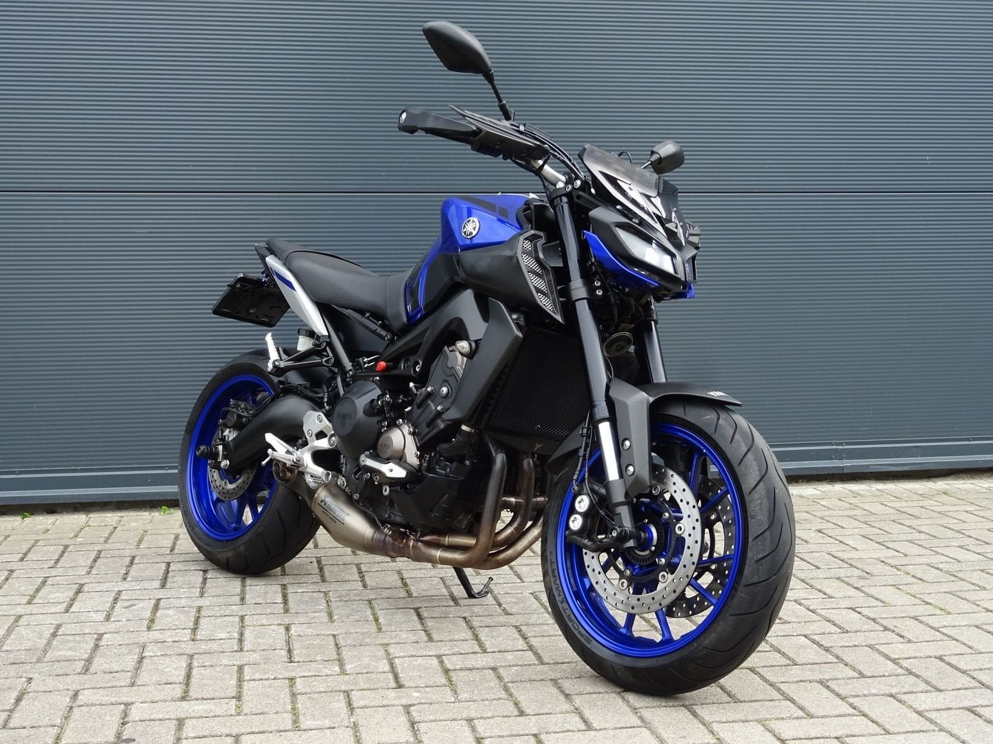 YAMAHA MT09 ABS 2017 blauw MT 09 Quickshift AKRAPOVIC, Motorrijbewijs A, Bedrijf, Meer dan 35 kW, YAMAHA