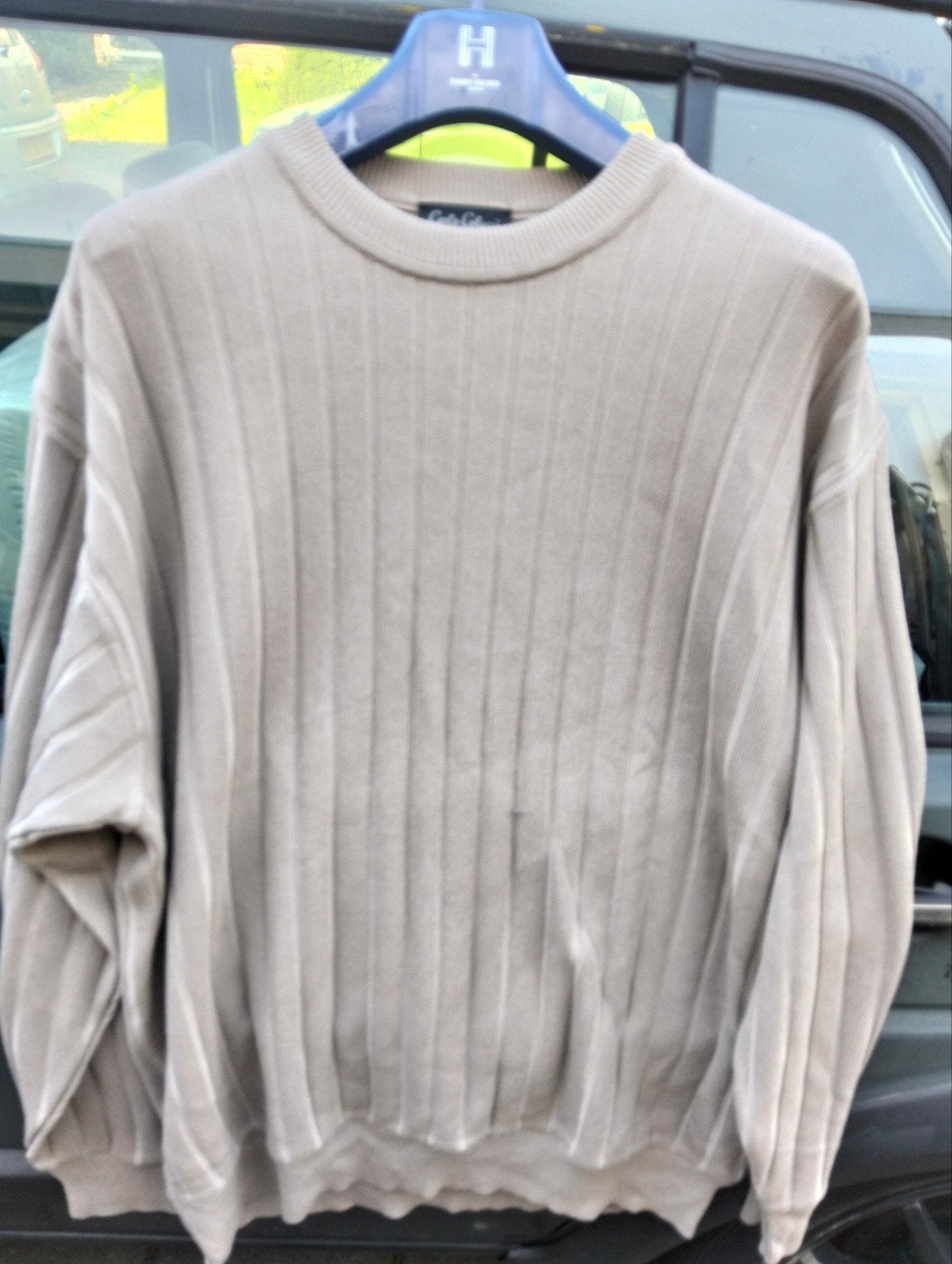 Carlo Colucci Classic Trui Maat 54 Beige Heren, Overige kleuren, Maat 56/58 (XL), Ophalen of Verzenden, Zo goed als nieuw