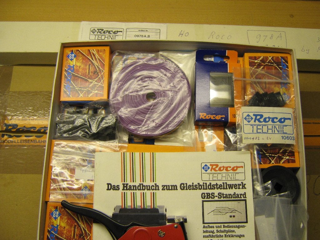 Roco GBS- standard 10347 + 10301, Ophalen, Gelijkstroom, Overige typen, Zo goed als nieuw