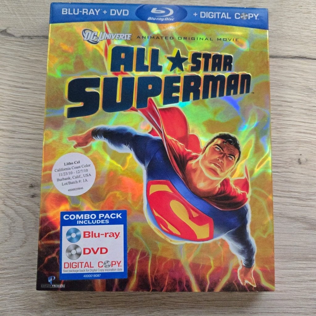 All Star Superman (Blu-ray, Region A) 4 = 3 ACTIE, Cd's en Dvd's, Blu-ray, -, -, Actie, Ophalen of Verzenden
