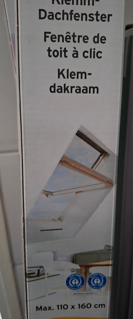 Dakraam gordijn klemdakraam, Ophalen, Overige materialen, 30 cm of meer, 50 tot 150 cm