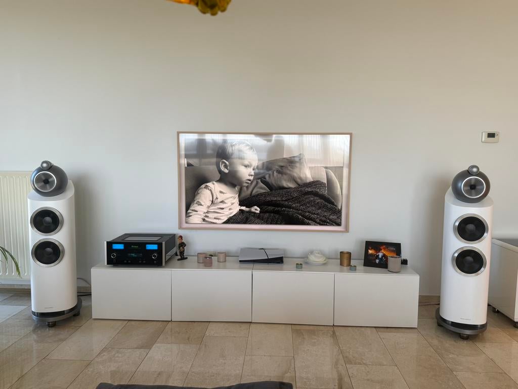 Bowers & Wilkins 803 D3 – Gloss White – Topstaat, Ophalen of Verzenden, Zo goed als nieuw, Bowers & Wilkins (B&W), 120 watt of meer