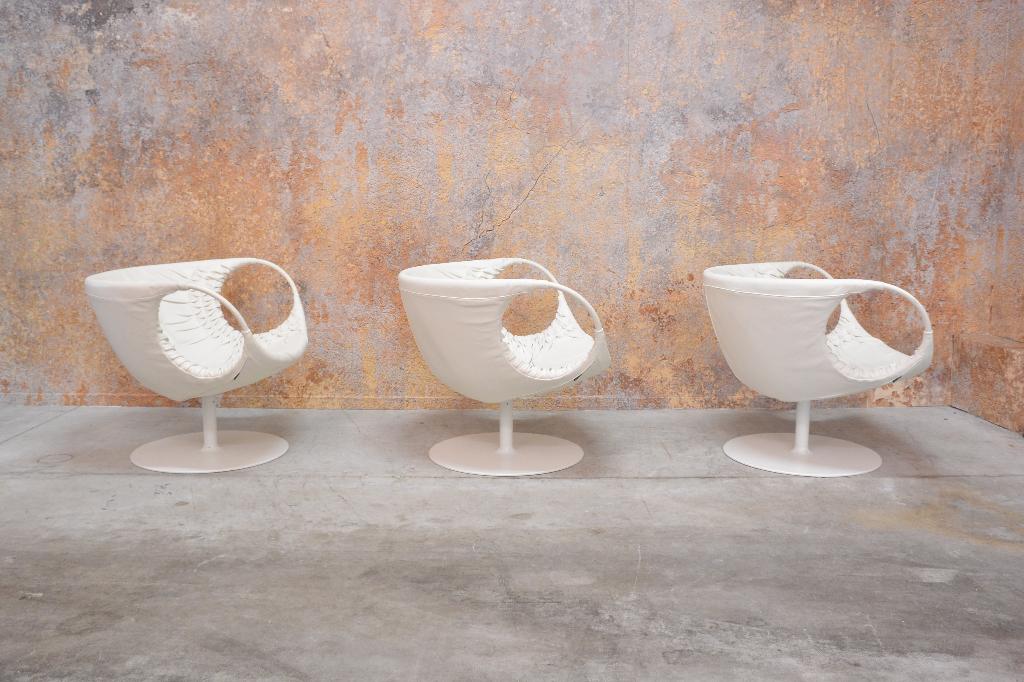 ZGAN exclusieve Moroso Smock design draaifauteuils, Minder dan 50 cm, Moroso, Minder dan 75 cm, Ophalen of Verzenden