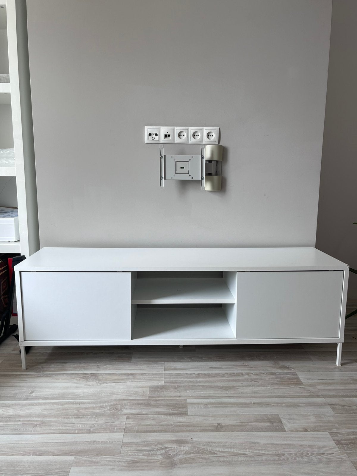 Jysk TV-meubel, Ophalen, Minder dan 50 cm, 100 tot 150 cm, Zo goed als nieuw
