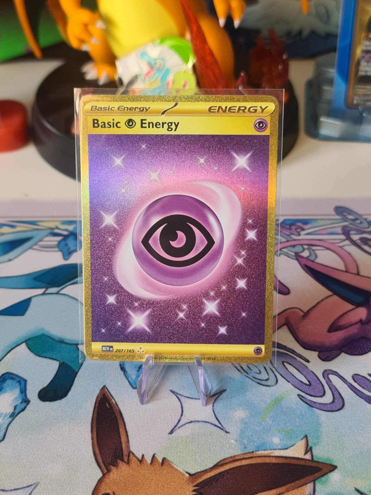 Basic Psychic energy  #207 Pokémon 151 Hyper Rare., Ophalen of Verzenden, Zo goed als nieuw, Losse kaart, Foil