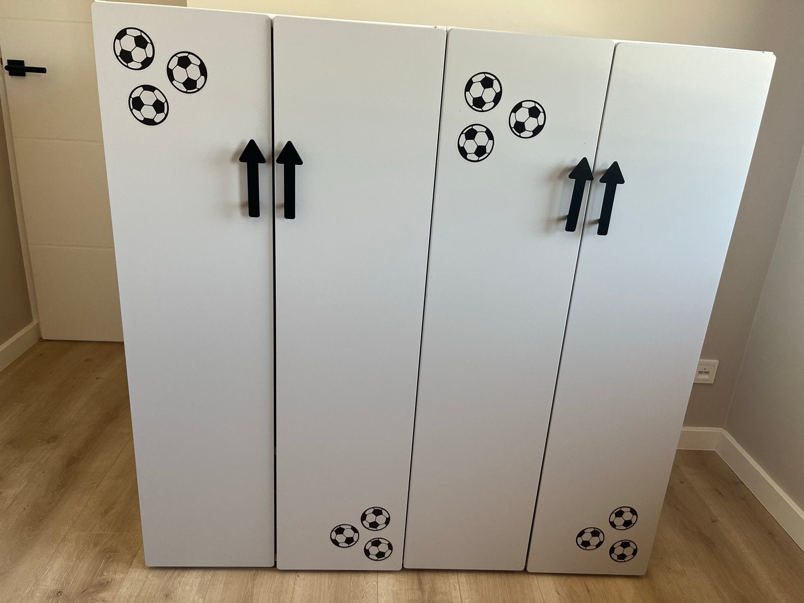 4x Ikea Smastad deur licht grijs incl handgrepen, Ophalen, Gebruikt, 100 tot 150 cm, 25 tot 50 cm