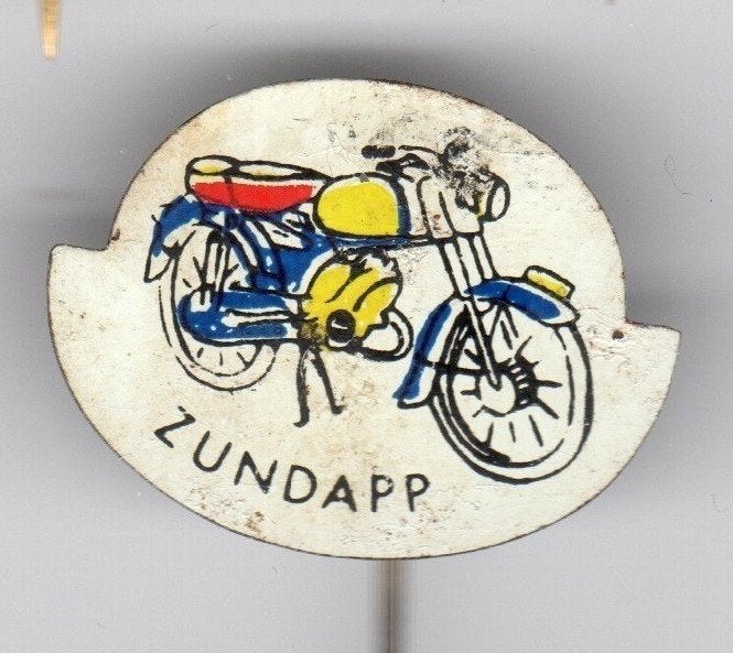 Speldje ZUNDAPP BROMFIETS KLEUR RETRO (A1), Ophalen of Verzenden, Gebruikt, Overige onderwerpen