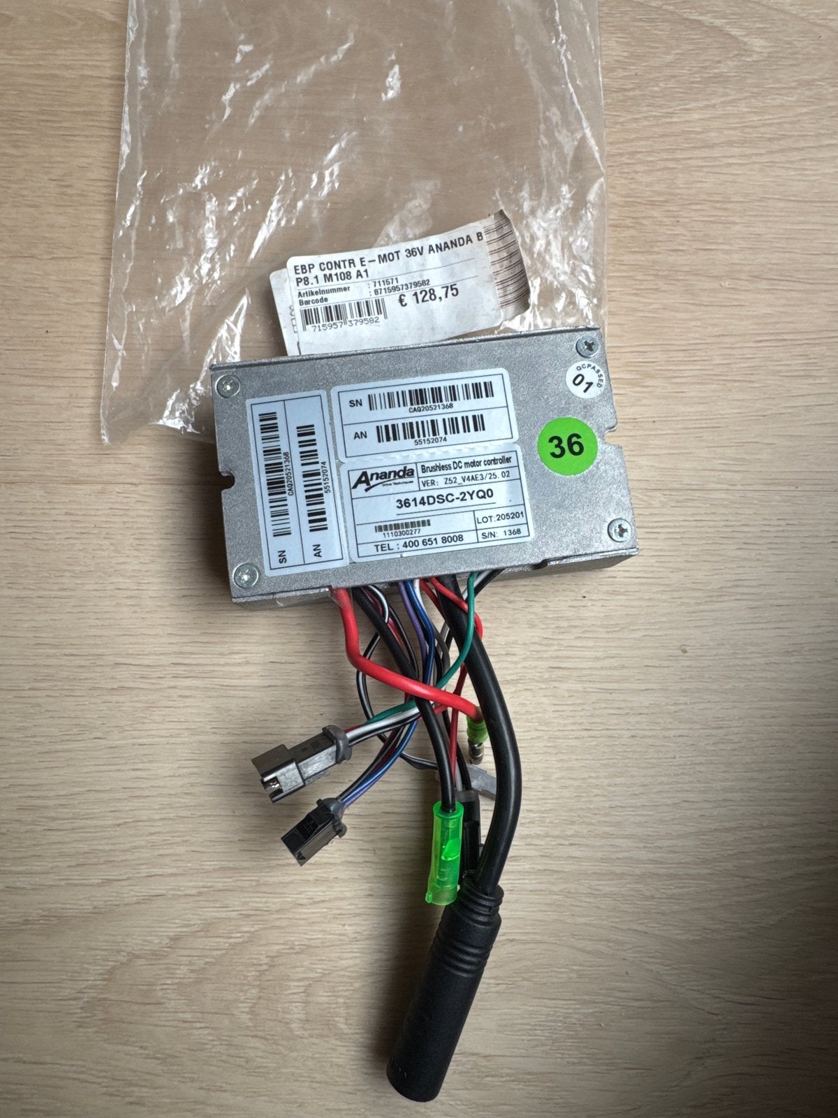 Nieuwe EBP Controller E-Motion Ananda 36V, Elektrische fiets, Overige typen, Ophalen of Verzenden, Nieuw