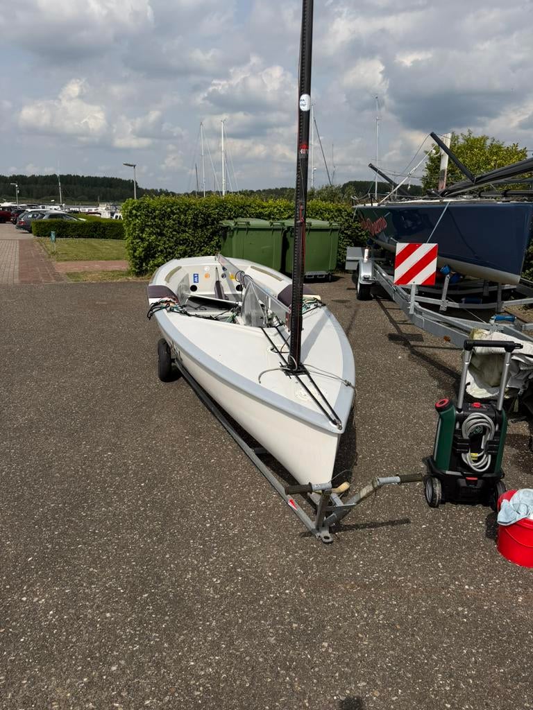 Finn Devoti uit 2003 met Hitmast uit 2015, Watersport en Boten, Open zeilboten, Ophalen, Geen motor, Gebruikt, Overige brandstoffen