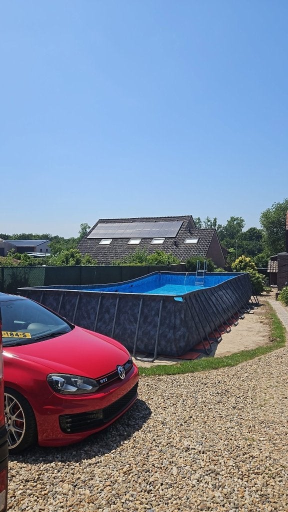 Bestway APX365 All Season Zwembad 956 x 488 x 132 cm, 200 tot 300 cm, Zo goed als nieuw, Rechthoekig, Ophalen