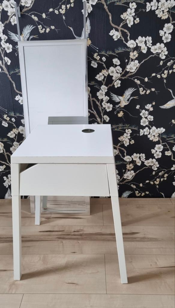 IKEA Selje Nachtkastje - Wit met lade, Ophalen, Gebruikt, Minder dan 45 cm, Metaal of Aluminium