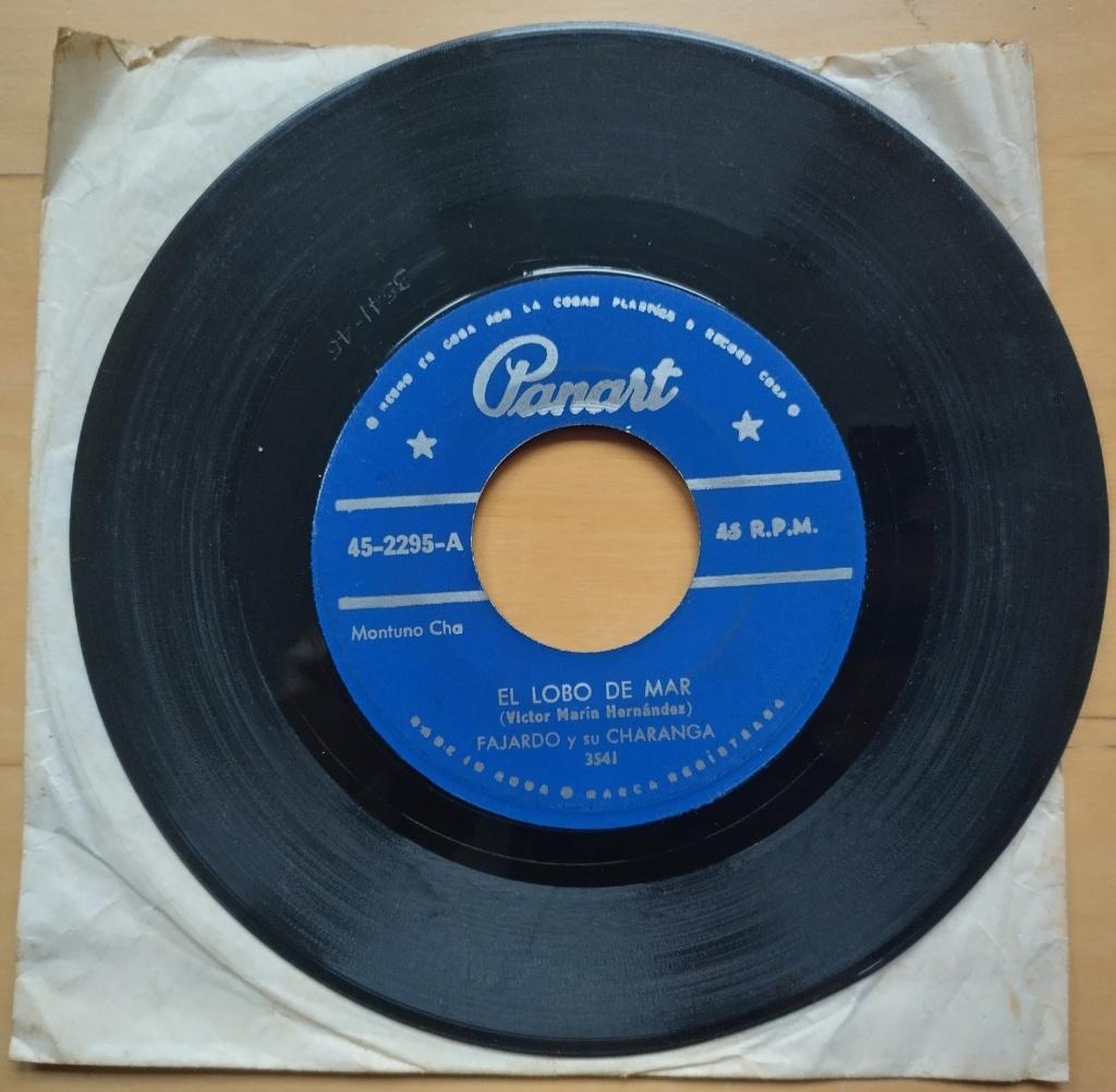 7" Fajardo Y Su Charanga - El Lobo De Mar Cuba Panart 45-229, Originele persing, Ophalen of Verzenden, Gebruikt, Latin en Salsa