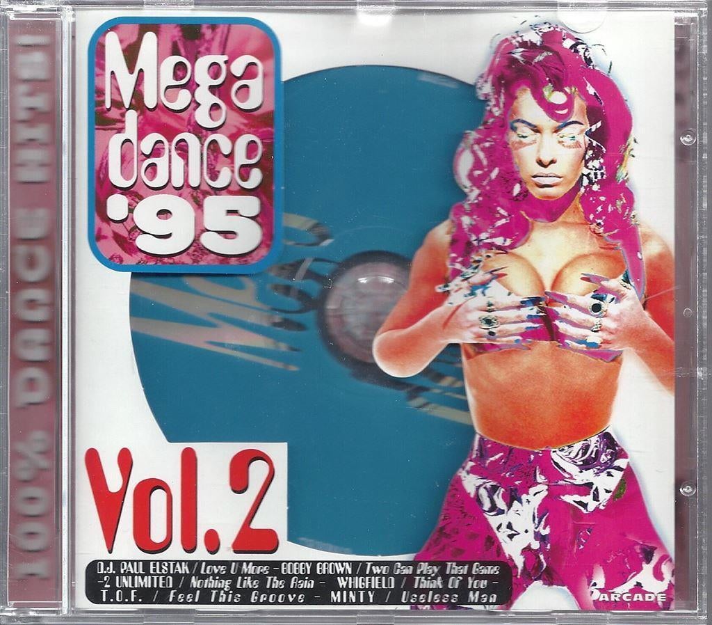 cd van Mega Dance '95 vol 2, Verzenden, Zo goed als nieuw, Disco
