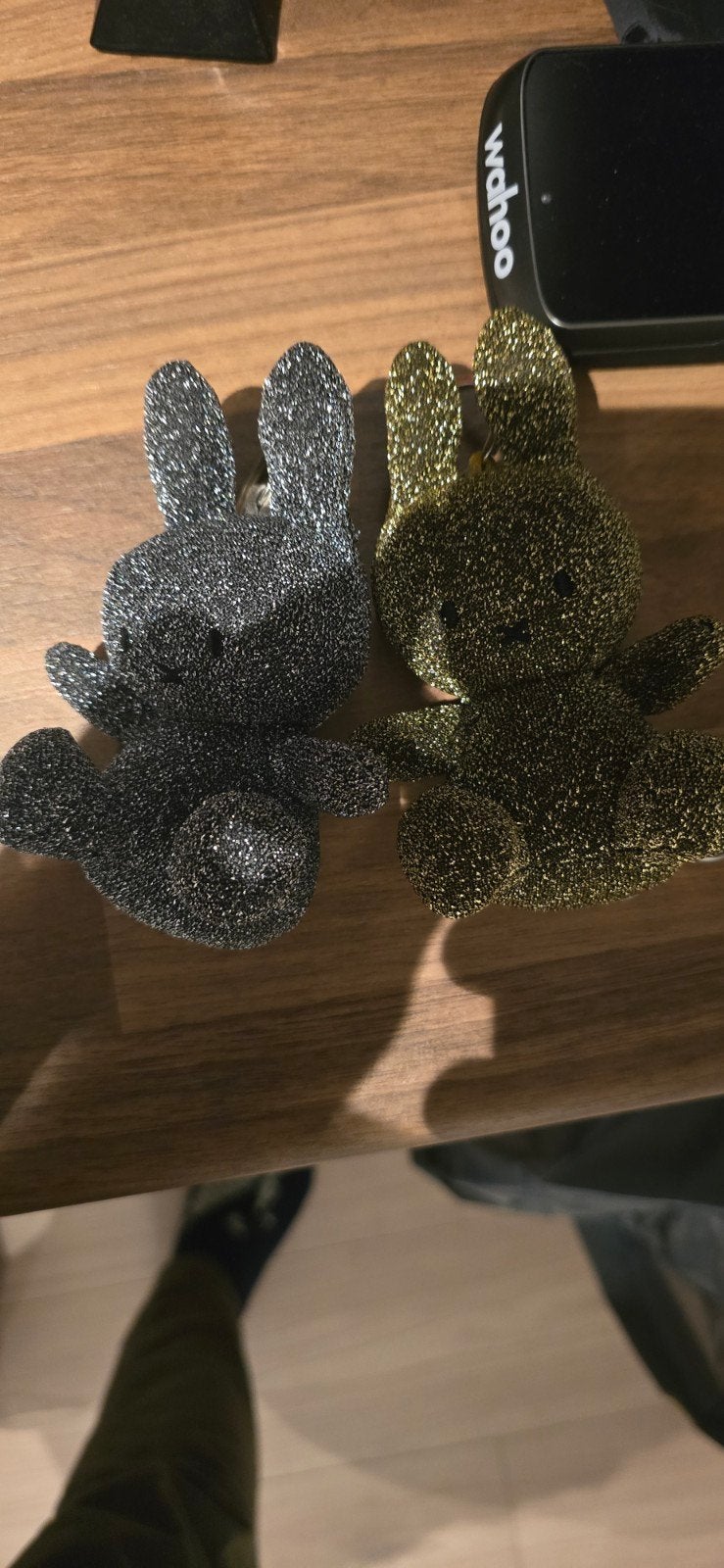 Glitter Nijntje sleutelhangers - Zilver en Goud, Ophalen of Verzenden, Zo goed als nieuw, Meerkleurig, Textiel