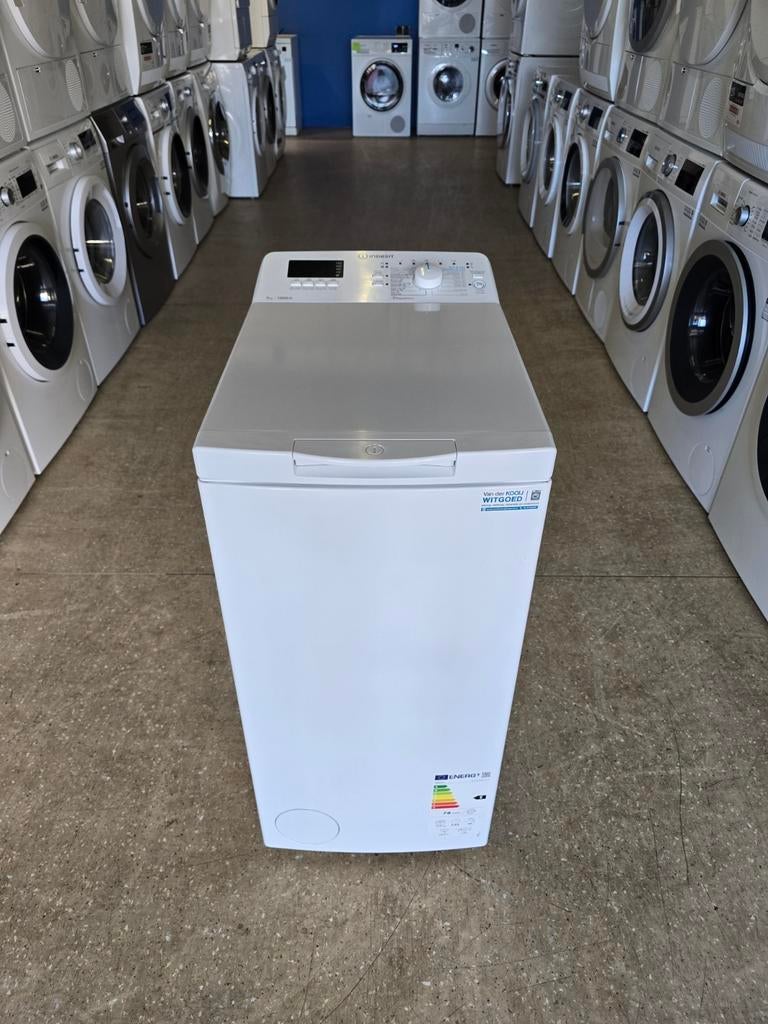 Indesit bovenlader | 7 kilo | 1200 toeren | Gratis thuis 🚚✅, Ophalen, Jirnsum, Zo goed als nieuw, Voorlader