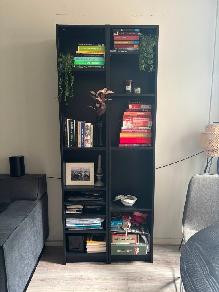 Ikea  2x kasten Billy, Huis en Inrichting, Kasten | Boekenkasten, Ophalen, Met plank(en), Minder dan 50 cm, 200 cm of meer