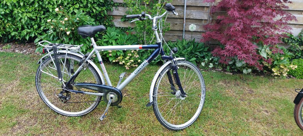 Sparta heren sportfiets, Fietsen en Brommers, Minder dan 10 versnellingen, Gebruikt, Vering, Velgrem