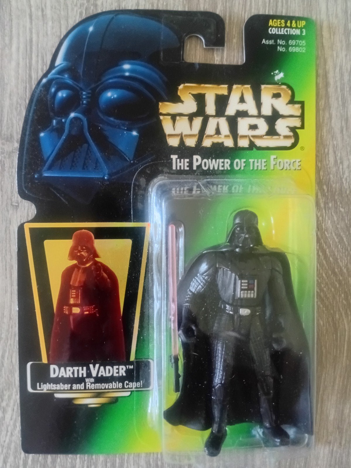Star Wars POT Darth Vader Holograph card MOC, Verzamelen, Star Wars, Ophalen of Verzenden, Zo goed als nieuw, Actiefiguurtje