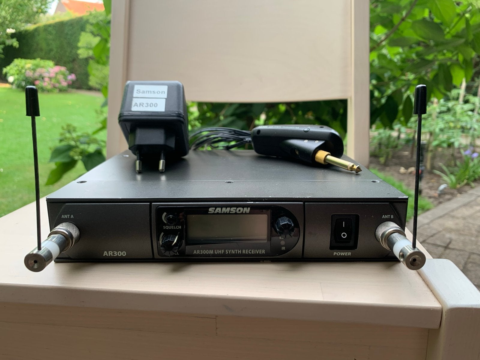 Samson AR300M UHF Synth Receiver met AG300 Transmitter, Ophalen of Verzenden, Gebruikt, Overige typen, Draadloos