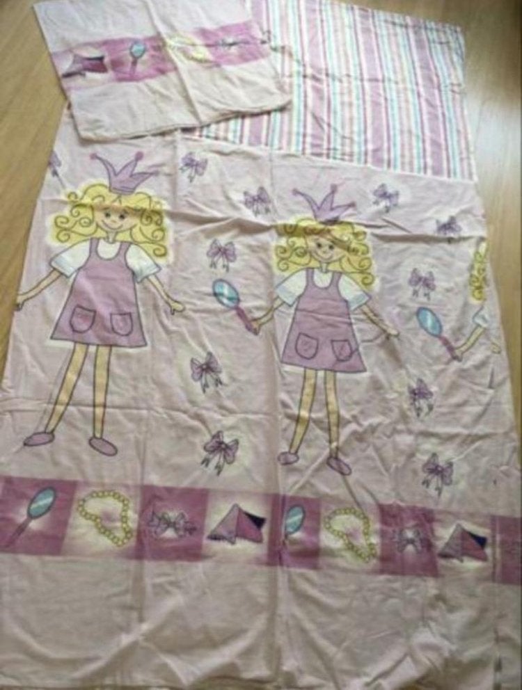 Dekbedovertrek dekbed overtrek lila fashion meisje, Gebruikt, Meisje, Ophalen of Verzenden, Paars
