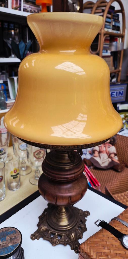 Vintage (schemer)lamp, jaren 70, Ophalen, Gebruikt, Minder dan 50 cm
