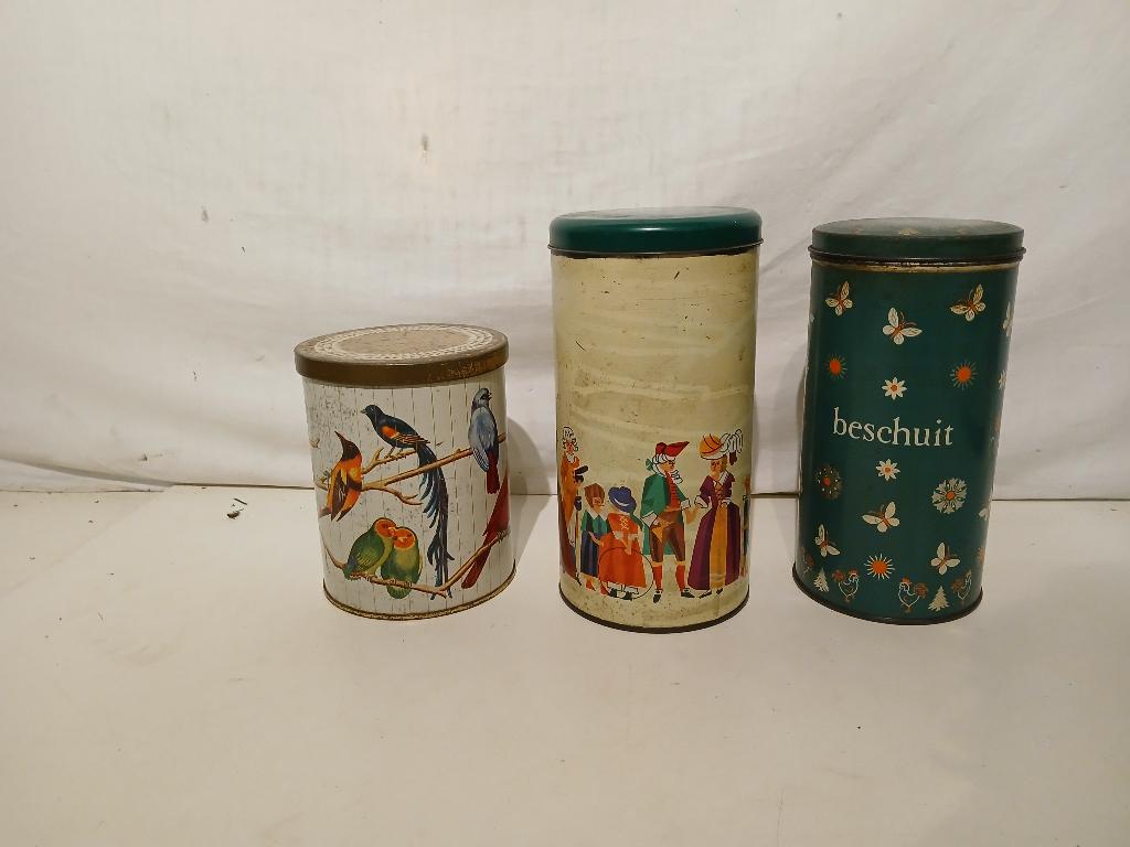 beschuitblikken, Verzamelen, Blikken, Overige, Ophalen of Verzenden