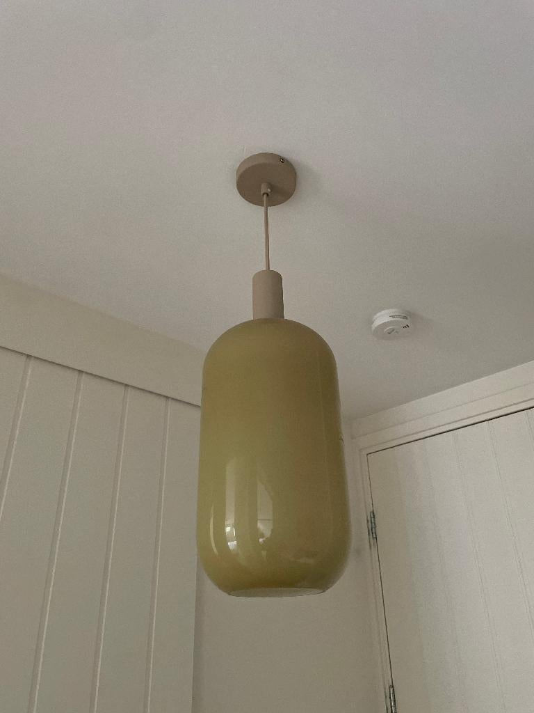 Hanglamp van glas, Ophalen, Zo goed als nieuw, Glas, Minder dan 50 cm