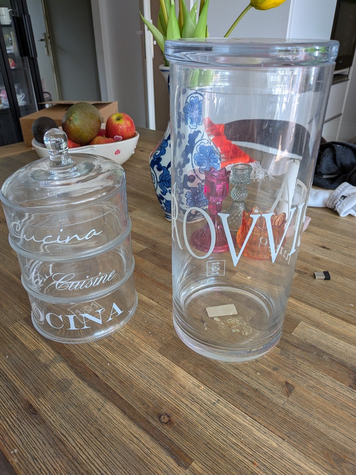 Riviera Maison voorraadpotten, Ophalen, Overige typen, Overige stijlen, Glas