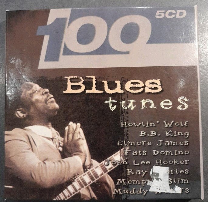 100 Blues Tunes - 5 CD Boxset met legendarische artiesten, Gebruikt, Boxset, Ophalen of Verzenden, Blues