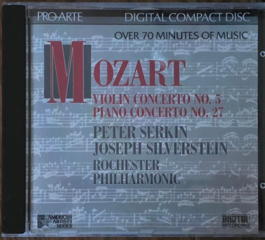 Mozart: Vioolconcert Nr. 5 & Pianoconcert Nr. 27 - CD, Ophalen of Verzenden, Classicisme, Zo goed als nieuw, Orkest of Ballet