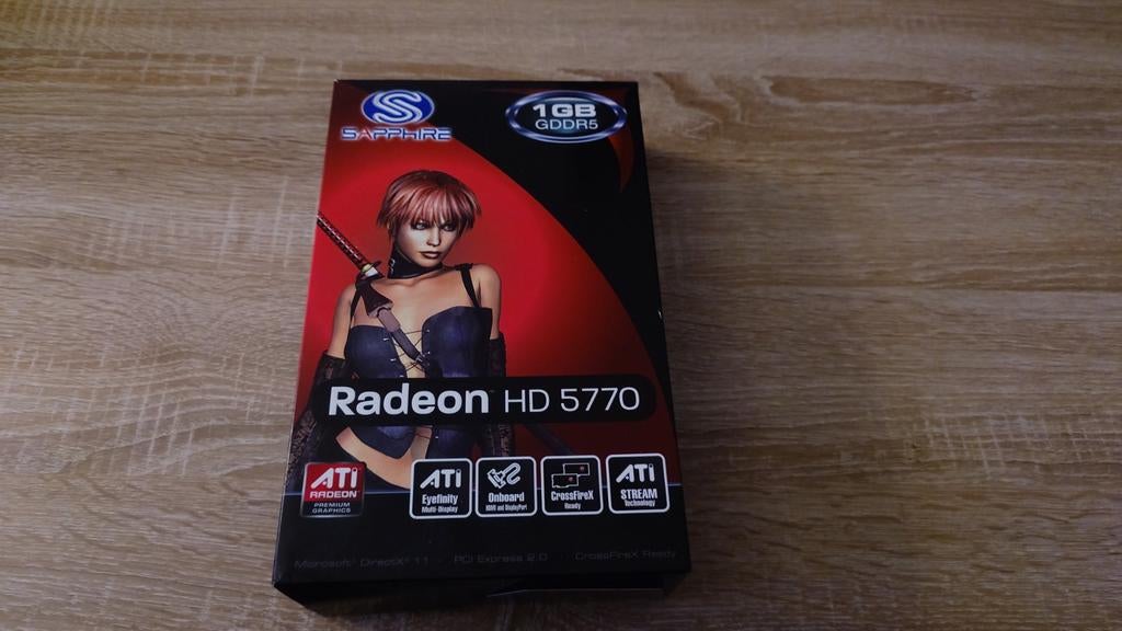 Sapphire Radeon HD 5770 1GB GDDR5 Grafische Kaart, Computers en Software, Videokaarten, Ophalen of Verzenden, GDDR5, AMD, PCI-Express 2