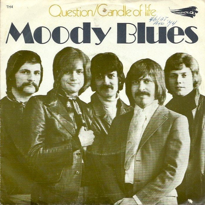 Moody Blues - Question (Single), Gebruikt, 7 inch, Pop, Overige typen