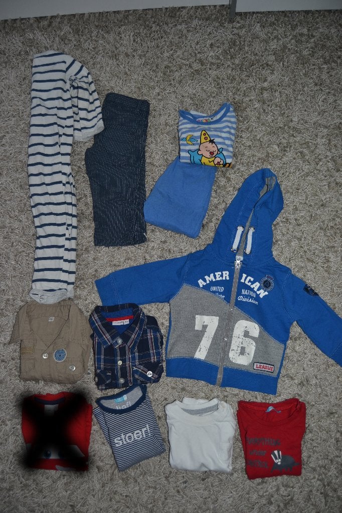 Babykleding kledingpakket 9st maat 74 oa broek, Ophalen of Verzenden, Gebruikt, Maat 74