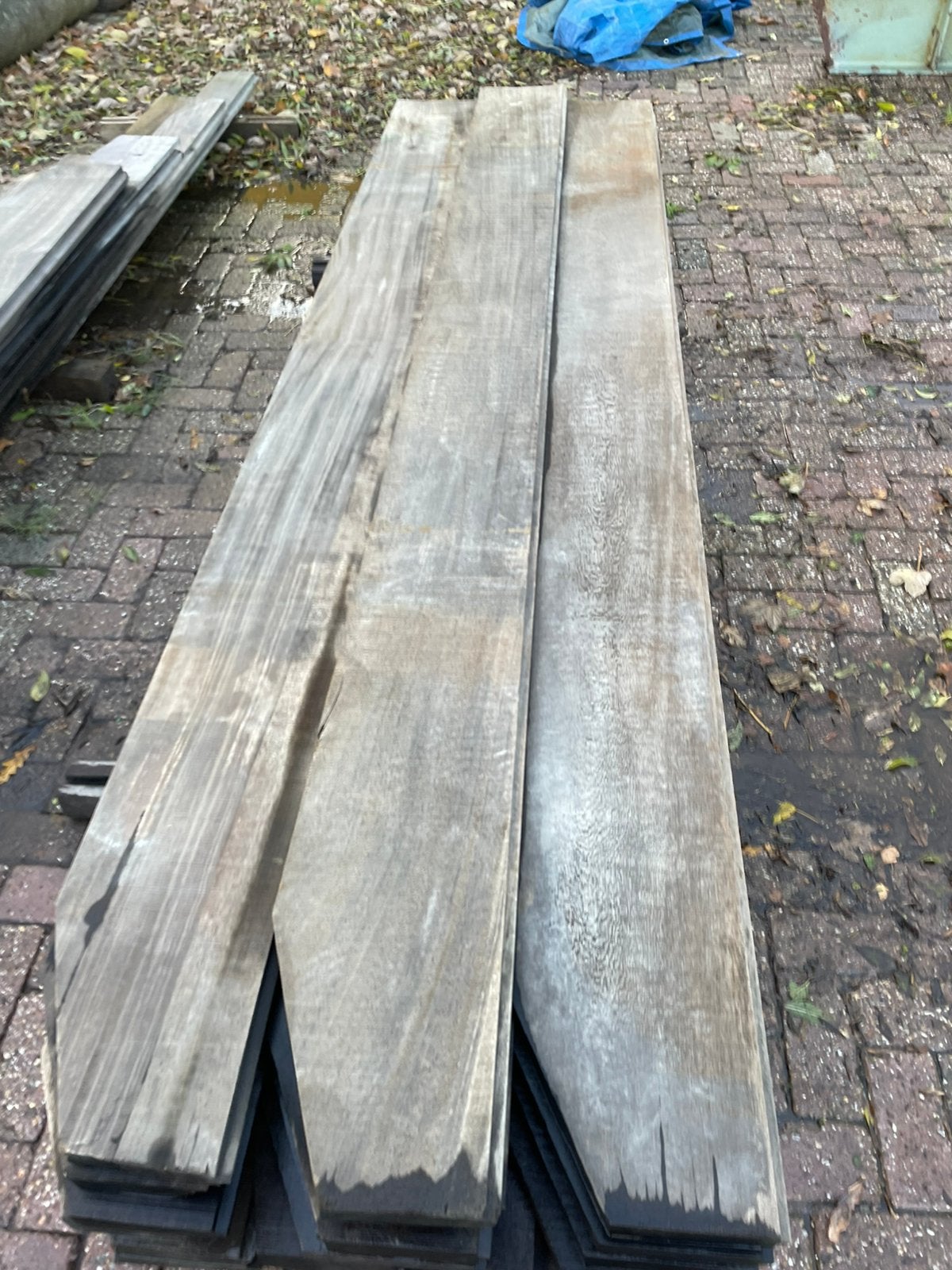 Azobe beschoeiing planken hardhout damwand, Ophalen, Zo goed als nieuw, Hout