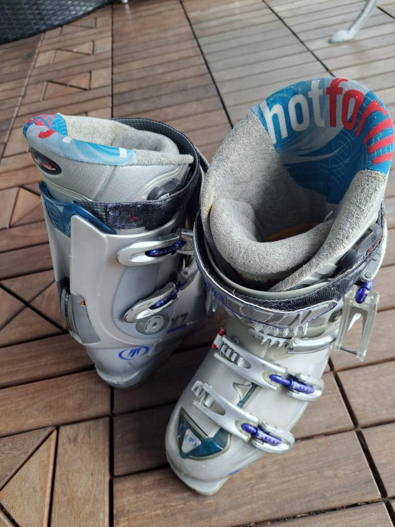 Mooie grijze Technica grijze dames skischoenen, Sport en Fitness, Skiën en Langlaufen, Ophalen, Zo goed als nieuw, 160 tot 180 cm