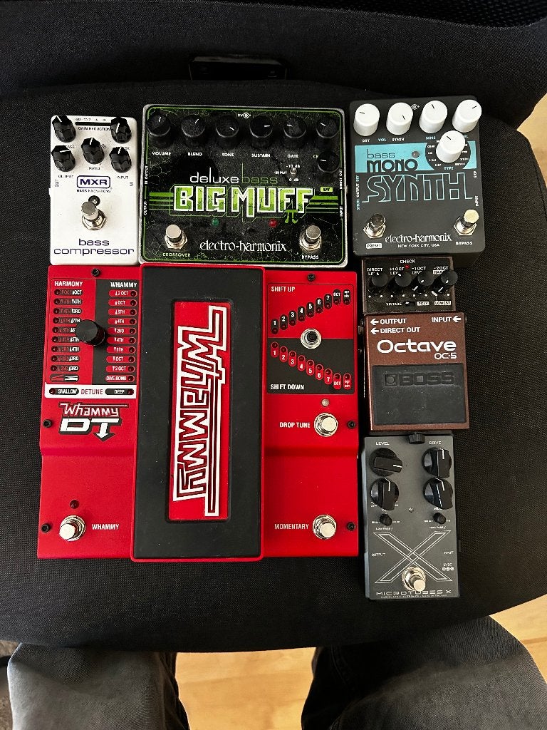 Bas effect pedalen + Sterling by music man stingray 5, Ophalen, Gebruikt, Elektrisch, 5-snarig