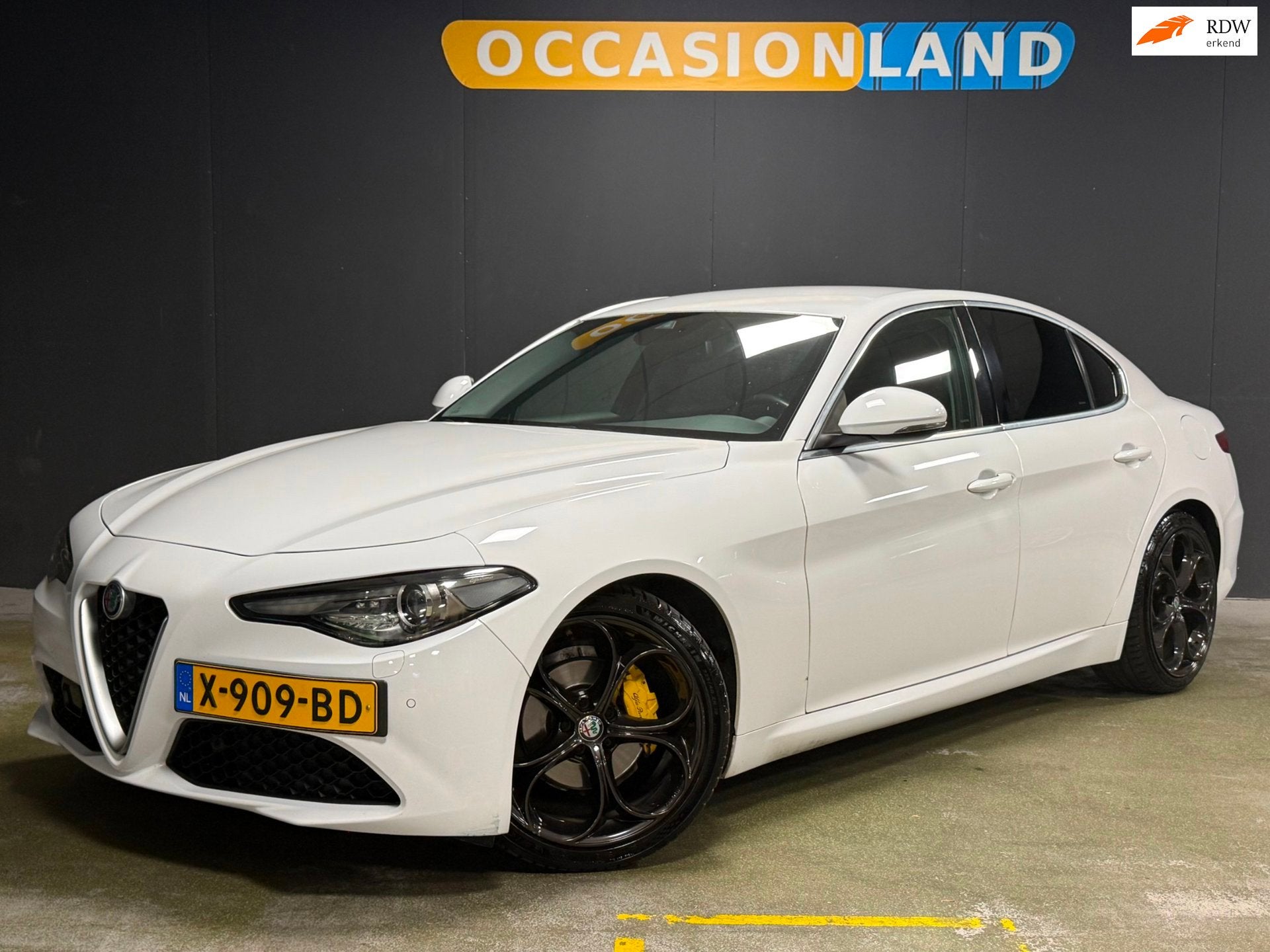 Alfa Romeo Giulia 2.0T Super|LEDER|MEMORY|LED|STOELV|STUURV|, Automaat, 745 kg, Achterwielaandrijving, Euro 6