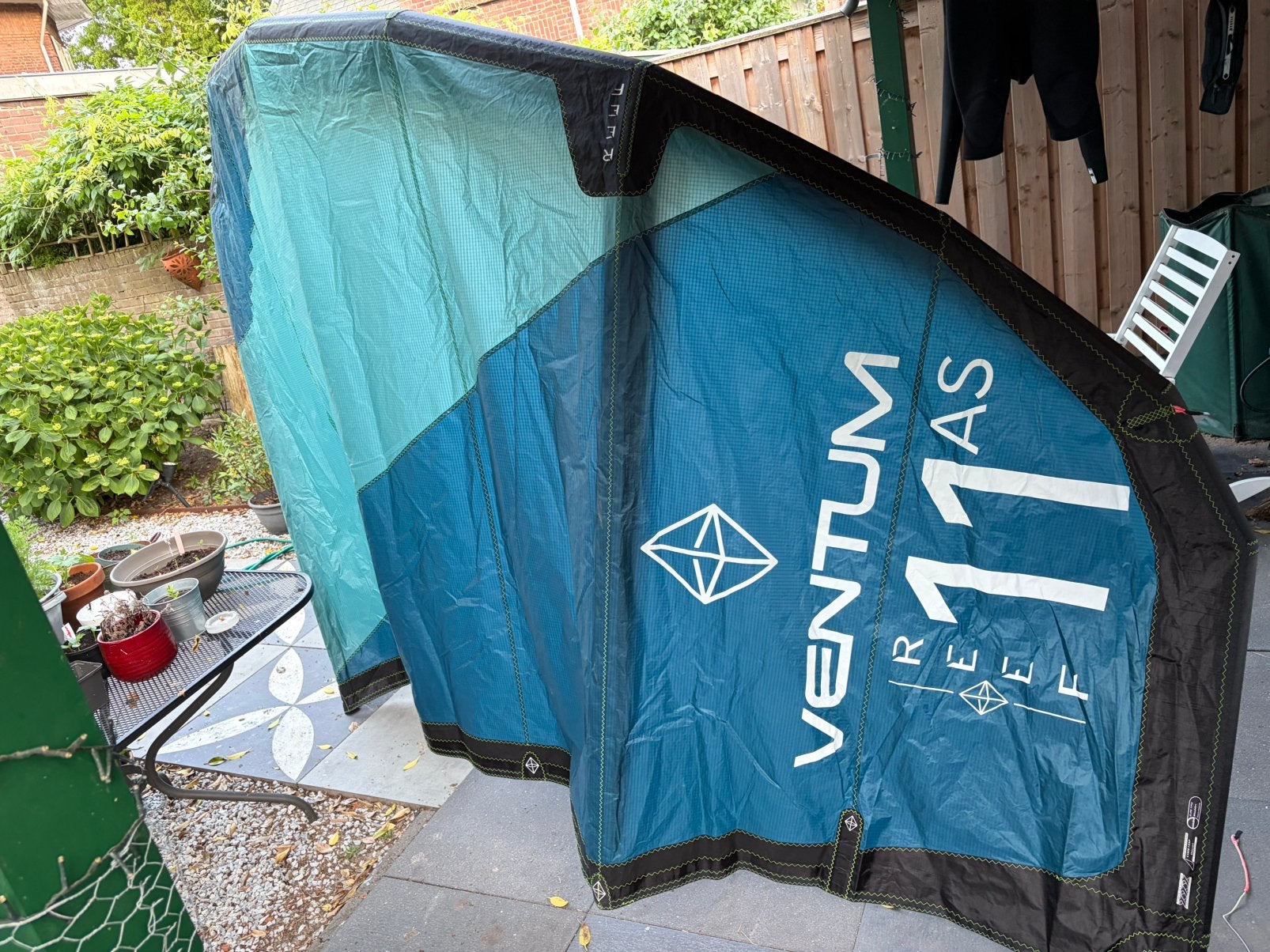 Ventum Reef AS 11m, en 8m proto wave kite, Watersport en Boten, Kitesurfen, Geen board, Ophalen of Verzenden, Zo goed als nieuw