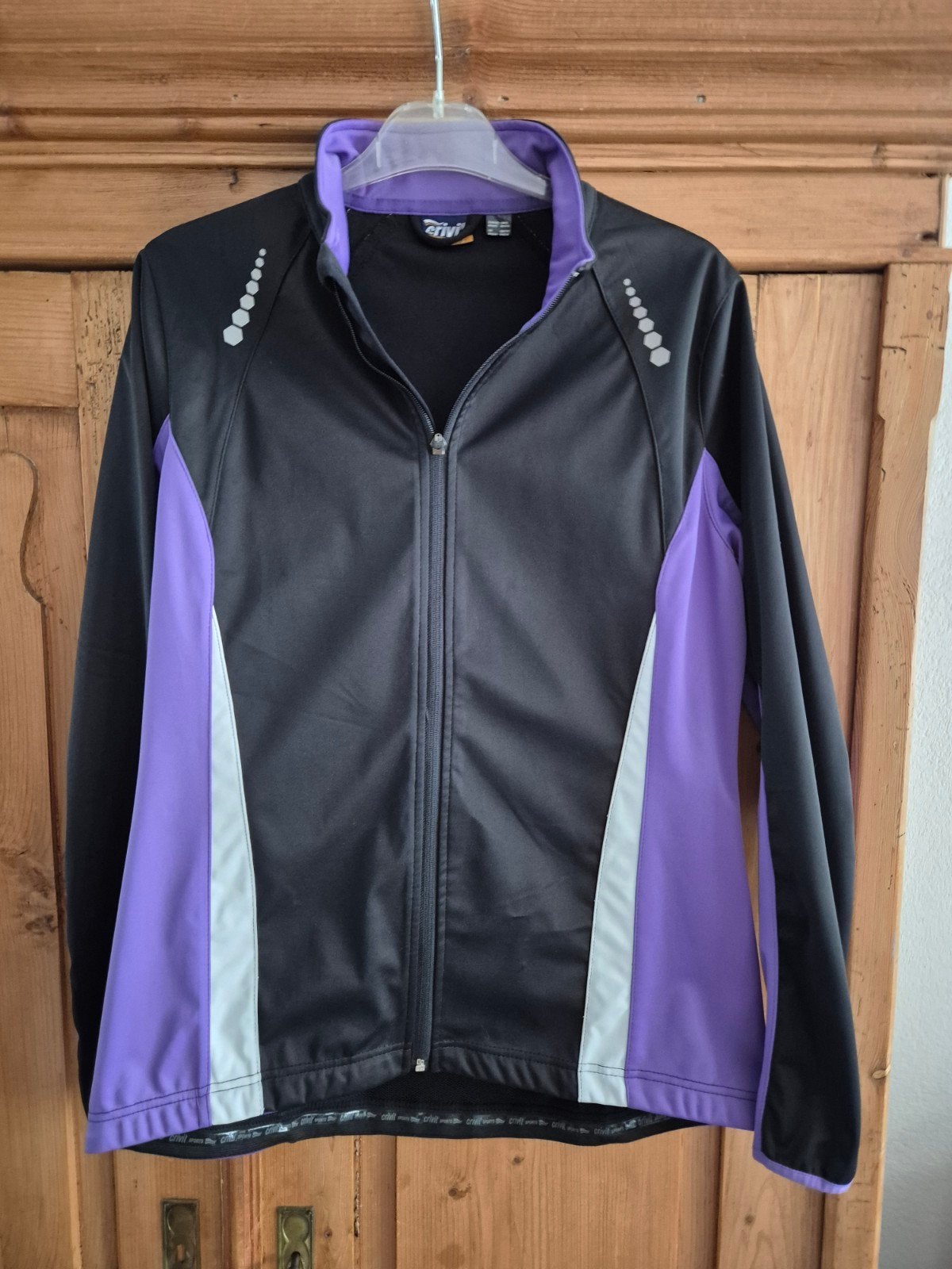 Fietsshirt maat M - Zwart/Paars, Fietsen en Brommers, Fietsaccessoires | Fietskleding, Gebruikt, M, Ophalen of Verzenden, Dames
