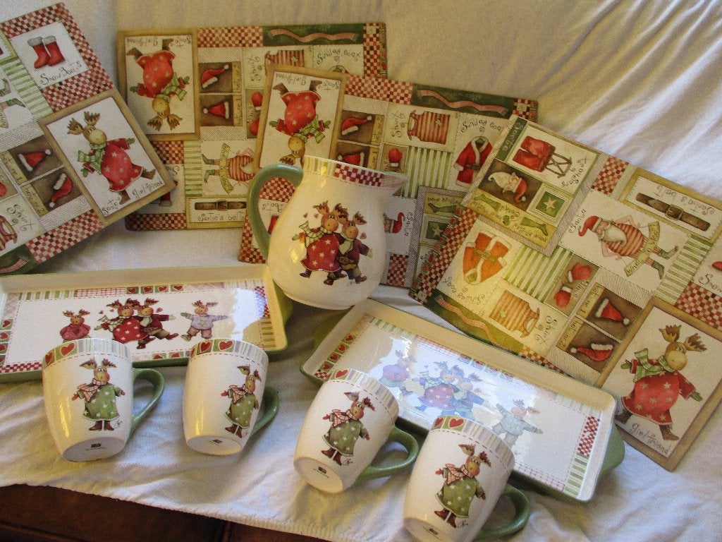 Jet by ter Steege Elch / Eland / kerst servies / onderdelen, Overige typen, Ophalen of Verzenden, Zo goed als nieuw, Overige stijlen