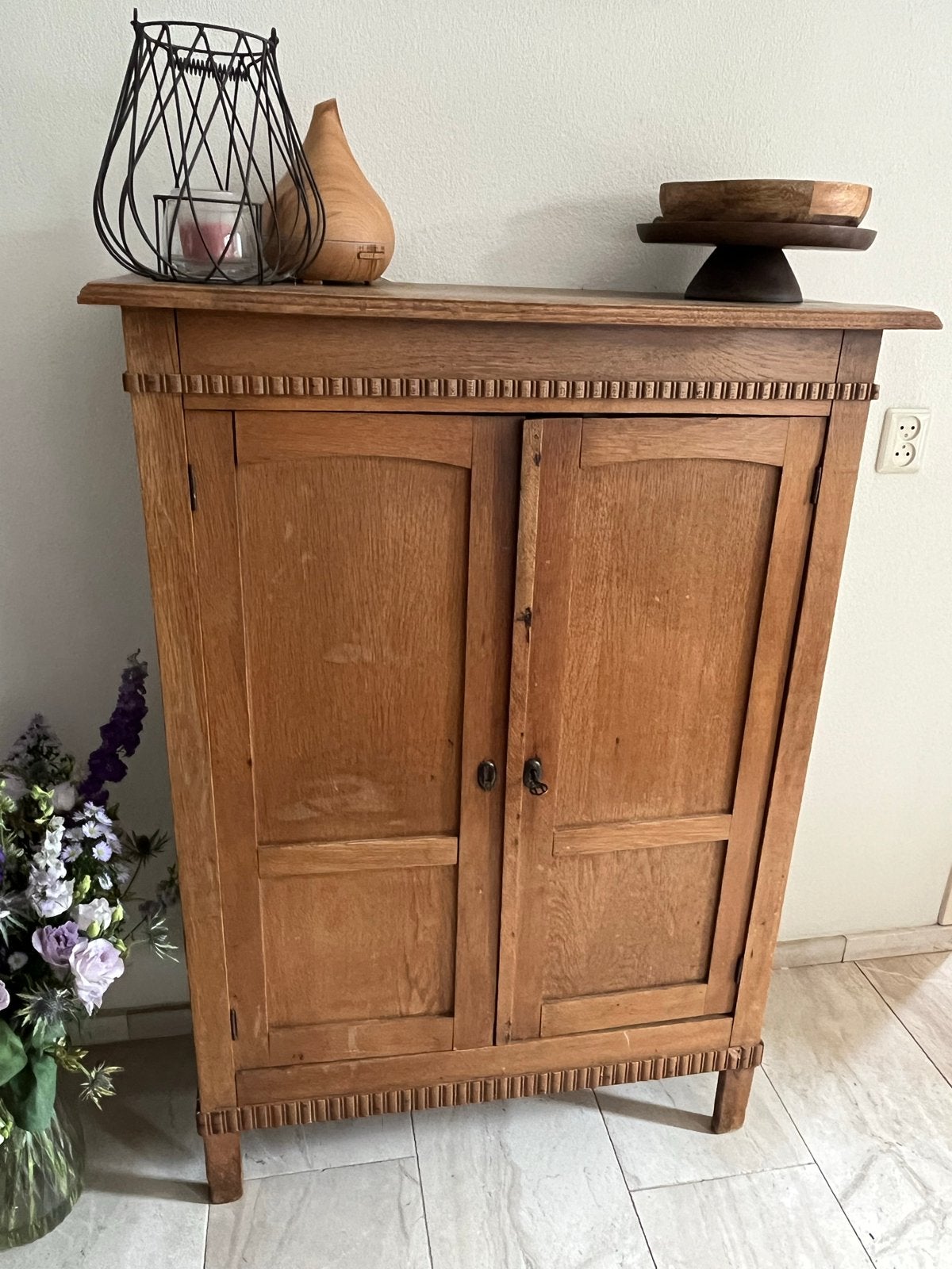 Mooi oud brocante kastje, Ophalen