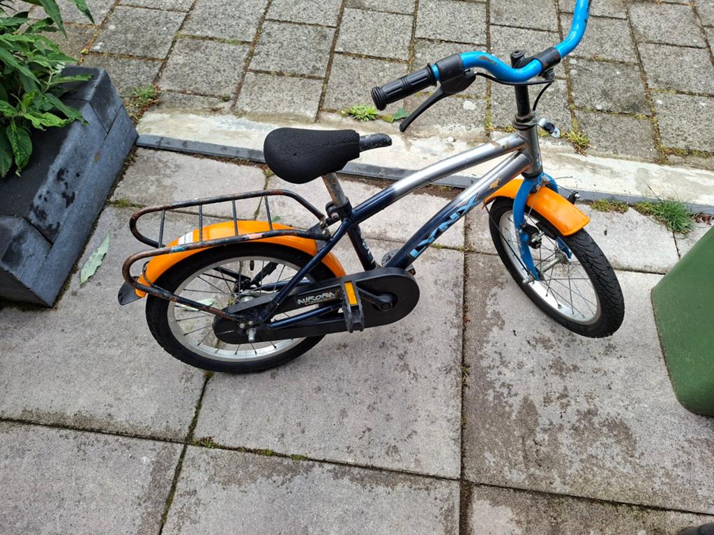 Gebruikte jongensfiets 16 inch, Ophalen, Gebruikt, 16 inch