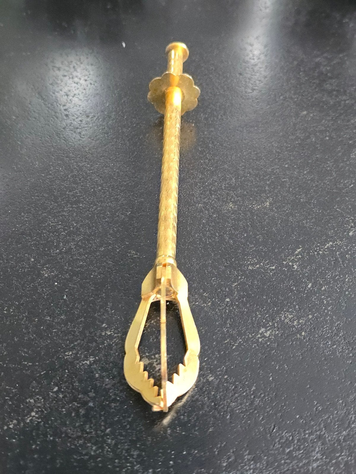 Vintage antieke vergulde Wather 24K vergulde ijstang €39 !!, Ophalen of Verzenden