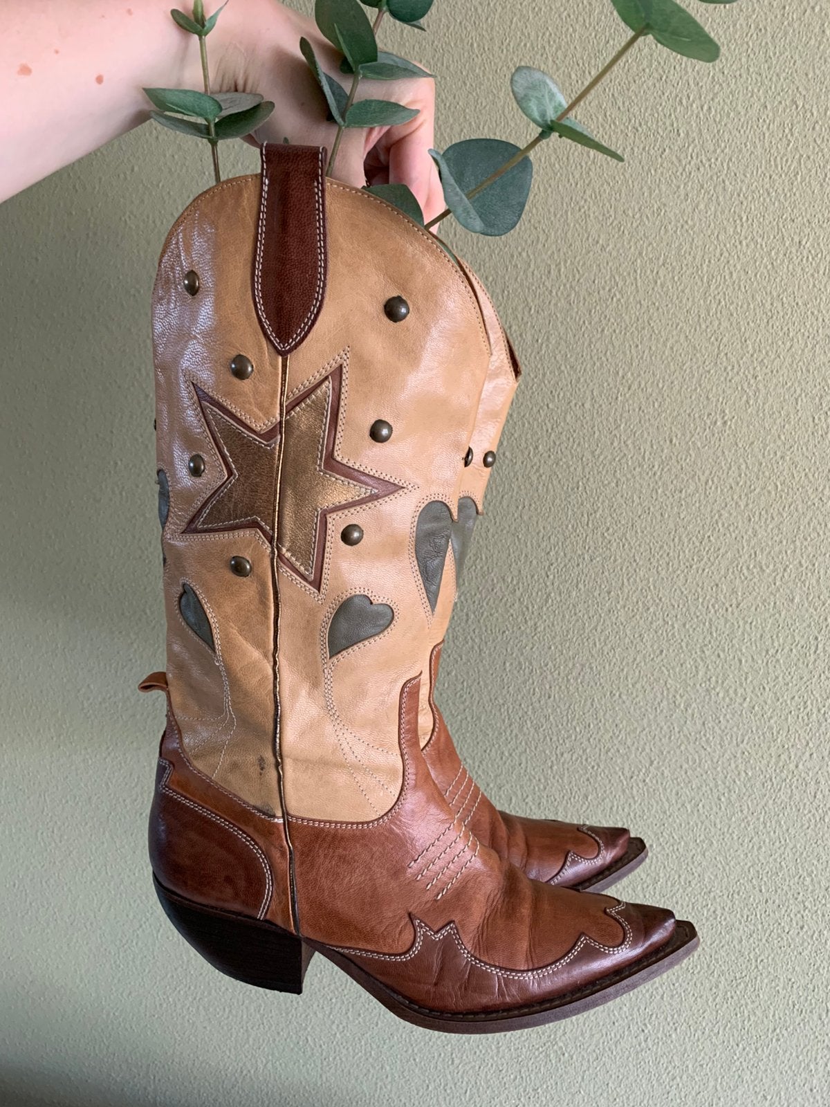 Fornarina hoge cowboylaarzen met rits 37 western boots, Hoge laarzen, -, Ophalen of Verzenden, Zo goed als nieuw
