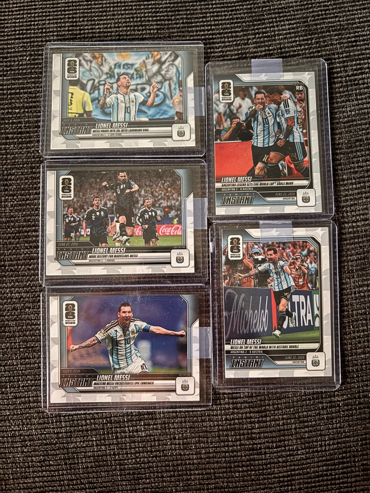 Lionel Messi Panini Instant WK 2026 Kaarten Set, Verzamelen, Ophalen, Zo goed als nieuw, Buitenlandse clubs, Spelerskaart