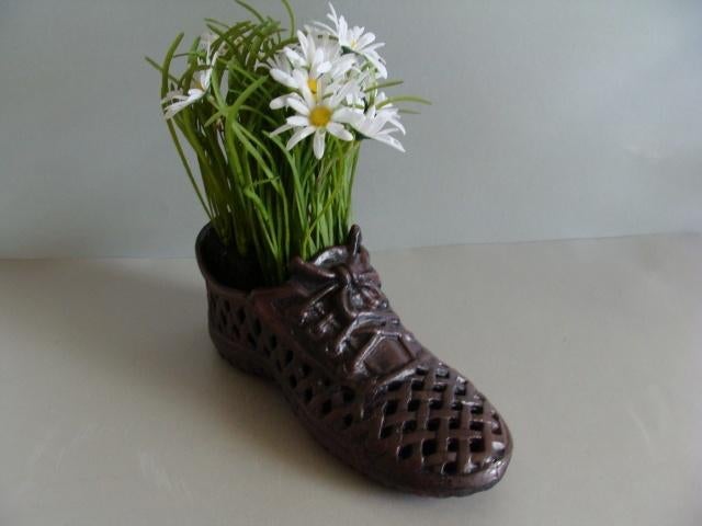 Plantenpot heren schoen, Tuin en Terras, Bloempotten, Onbekend, Nieuw, Ophalen of Verzenden, Balkon