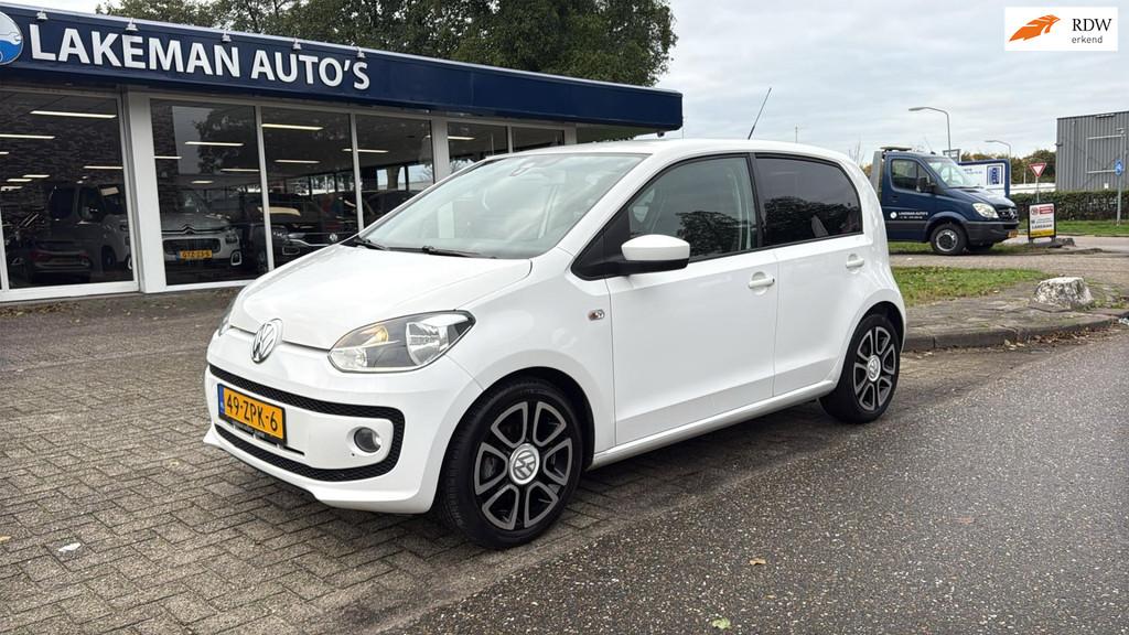 Volkswagen Up! 1.0 high up! BlueMotion Whiteline Huurkoop In, Auto's, Voorwielaandrijving, Euro 5, Gebruikt, Up!